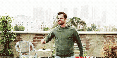 Man In Green Hoodie Dancing On Rooftop GIF