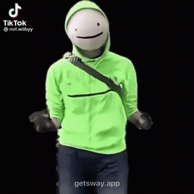 Man In Green Hoodie Dancing GIF