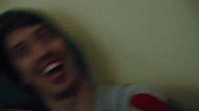 Man In Green Hoodie Smiling Funny Face GIF