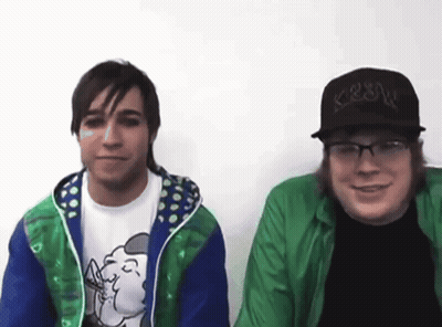 Man In Green Jacket And Man In Black Hat Saying Crew GIF