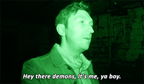 Man In Green Jacket Saying Hey There Demons It's Me Ya Boy GIF
