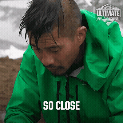 Man In Green Jacket Saying So Close GIF