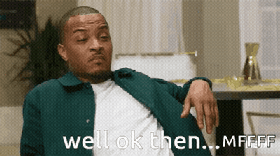 Man In Green Jacket Saying Well Ok Then Mffff GIF
