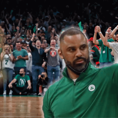 Man In Green Jacket With Shamrock GIF