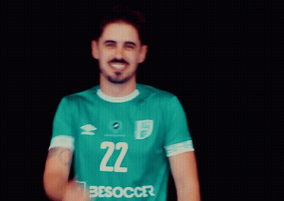 Man In Green Jersey Number 22 GIF