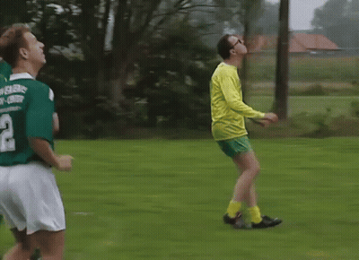 Man In Green Jersey Number 22 GIF