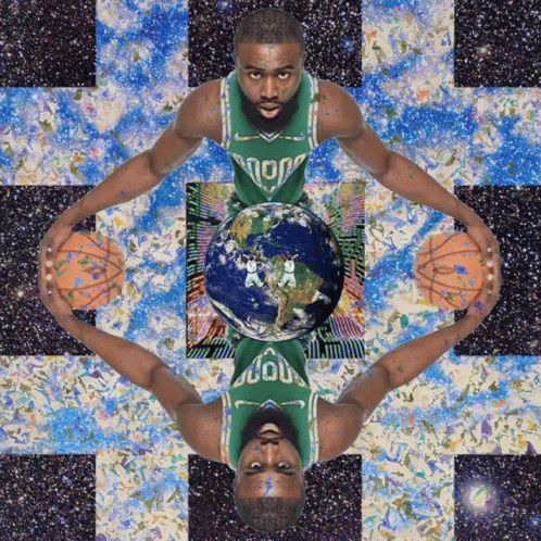 Man In Green Jersey Saying NBA GIF