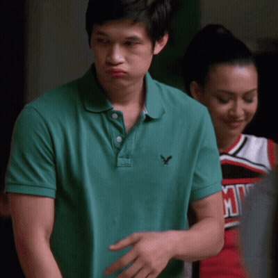 Man In Green Polo Shirt With Eagle GIF