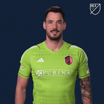 Man In Green Purina Jersey GIF