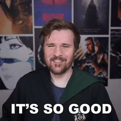 Man In Green Robe Says It's So Good GIF