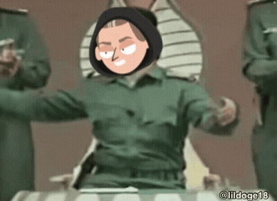 Man In Green Shirt Black Hood @Lildoge18 GIF