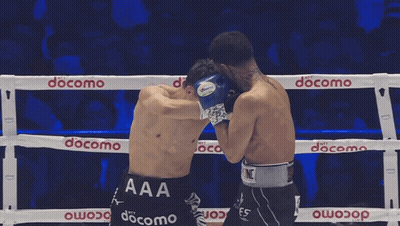 Man In Green Shirt Boxing Ring GIF