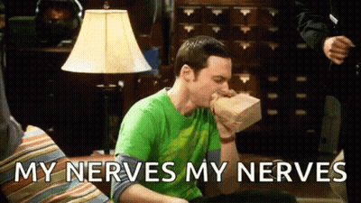 Man In Green Shirt Eating Food GIF
