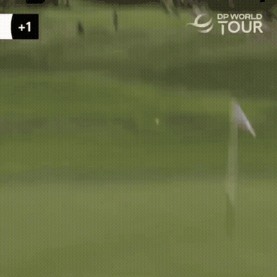 Man In Green Shirt Holding Golf Club GIF