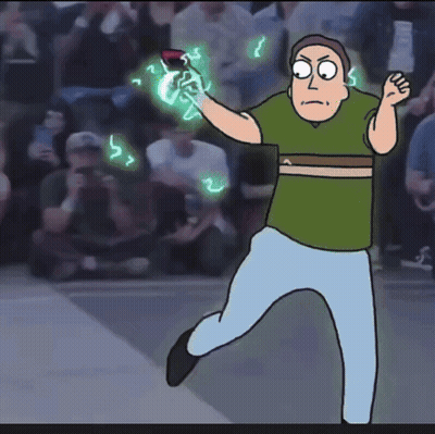 Man In Green Shirt Holding Pokemon GIF