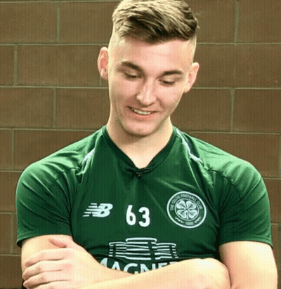 Man In Green Shirt Number 63 GIF
