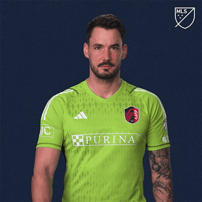 Man In Green Shirt Saying Purina GIF