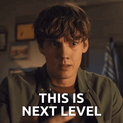 Man In Green Shirt Saying This Is Next Level GIF