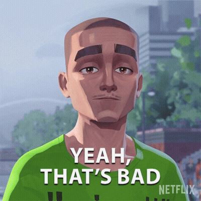 Man In Green Shirt Saying Yeah That's Bad GIF