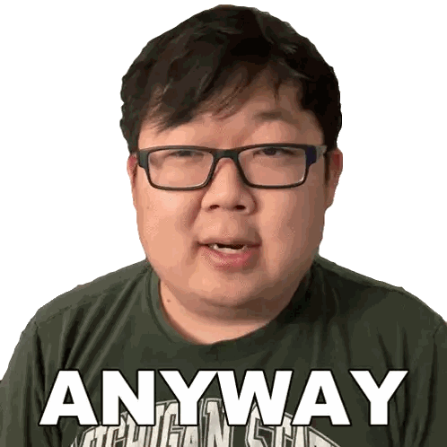 Man In Green Shirt With Anyway Sticker