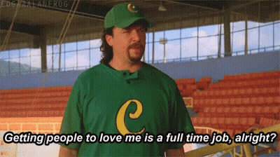 Man In Green Shirt With Letter C GIF