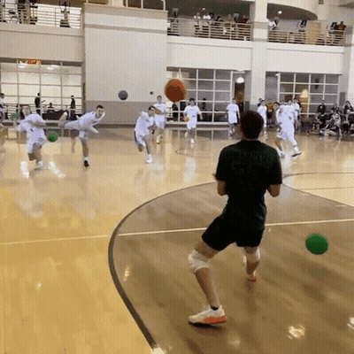 Man In Green Shirt With Number 21 GIF