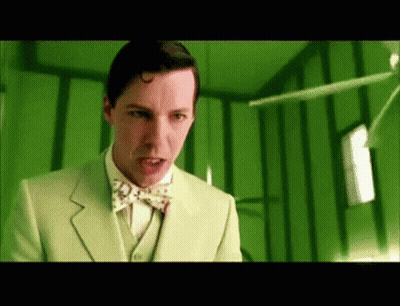 Man In Green Suit And Bow Tie GIF