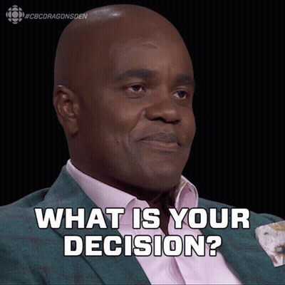Man In Green Suit Asking What Is Your Decision GIF