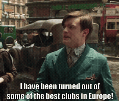 Man In Green Suit Turned Out Of Best Clubs In Europe GIF