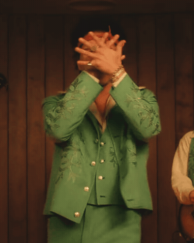 Man In Green Suit With T GIF