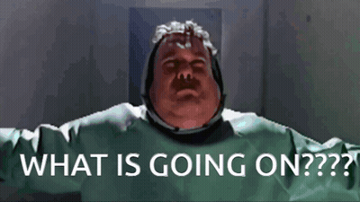 Man In Green Surgical Gown Asking What Is Going On GIF