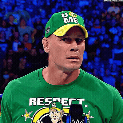 Man In Green T-Shirt Saying Respect GIF