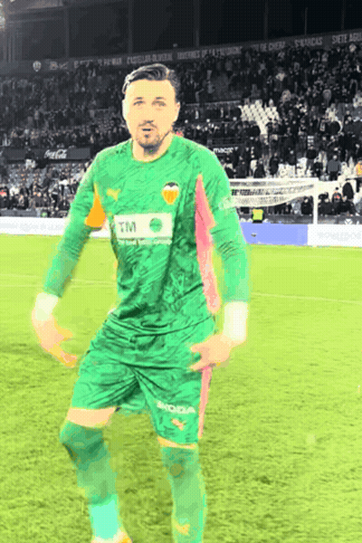 Man In Green TM Jersey On Field GIF