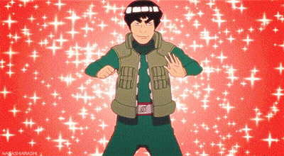 Man In Green Vest In Front Of Red Star Background GIF