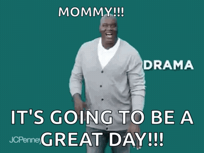 Man In Grey Cardigan Saying Mommy Anxiety Great Day GIF