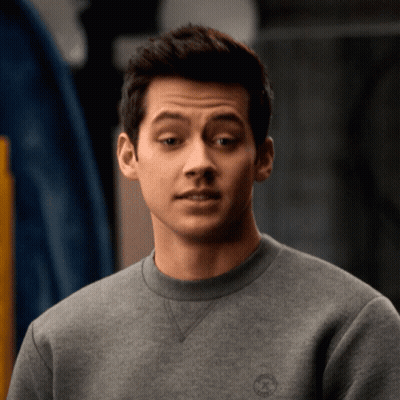 Man In Grey Converse Logo Sweatshirt GIF