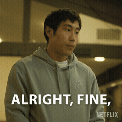 Man In Grey Hoodie Alright Fine GIF