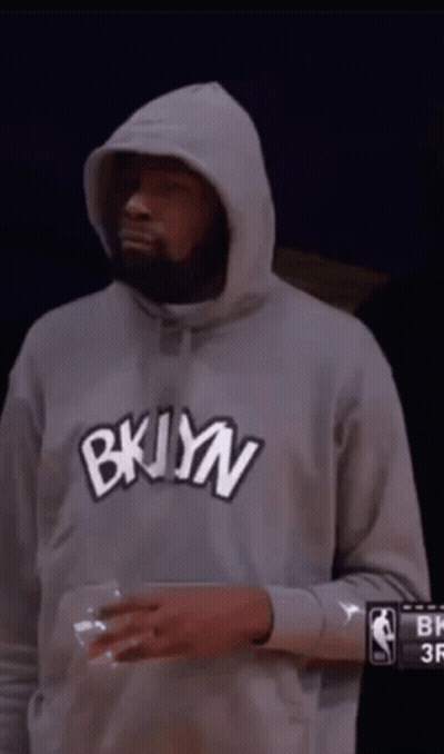 Man In Grey Hoodie Saying Bklyn GIF