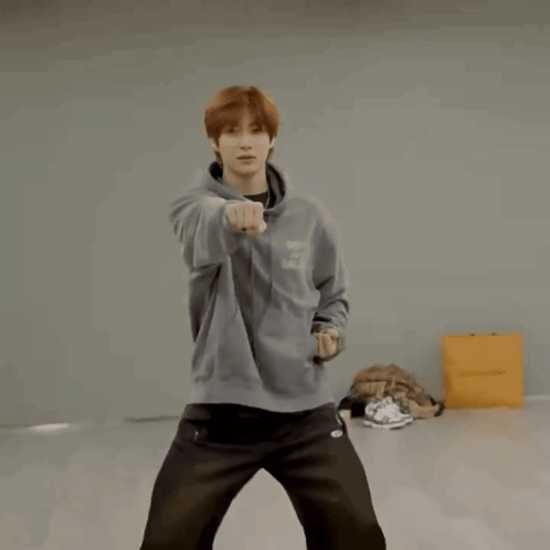 Man In Grey Hoodie Saying Devil GIF
