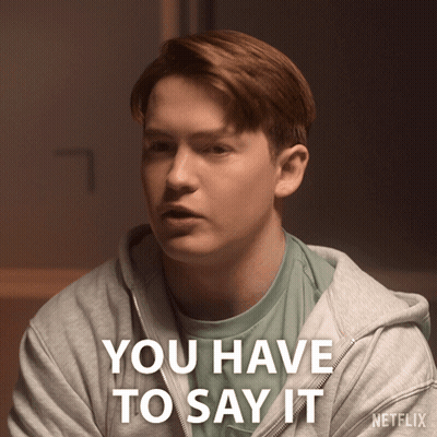 Man In Grey Hoodie Saying Say It GIF