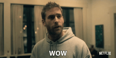 Man In Grey Hoodie Saying Wow GIF