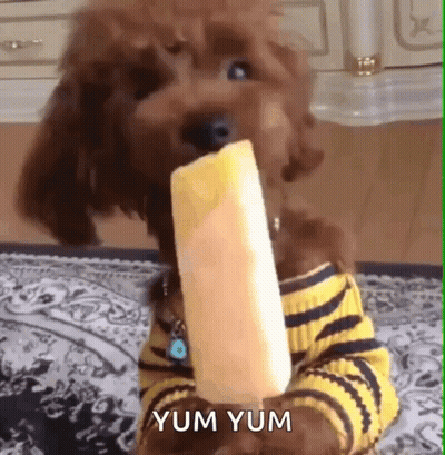 Man In Grey Shirt Eating Popsicle GIF
