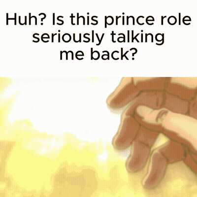 Man In Hallway Huh Prince Role Talking Back GIF