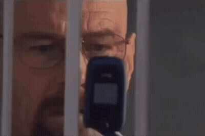 Man In Hallway With Ice Cold Sign GIF