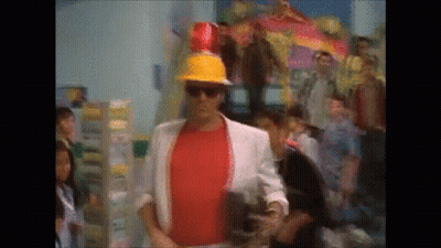 Man In Hard Hat And Sunglasses Dancing GIF