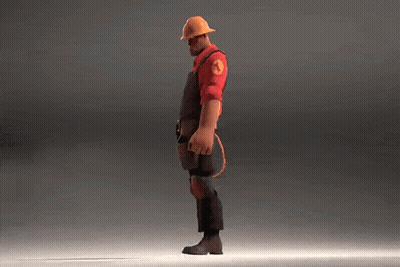Man In Hard Hat Talking On Cell Phone GIF