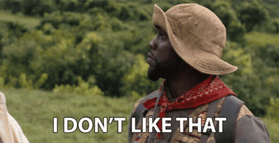 Man In Hat And Bandana Saying I Don't Like That GIF