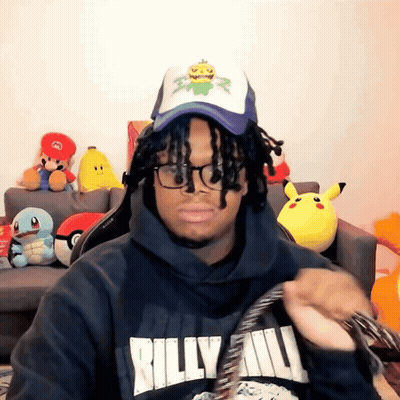 Man in Hat and Billy Hill Sweatshirt