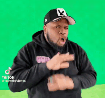 Man In Hat And Black Hoodie Gesturing GIF