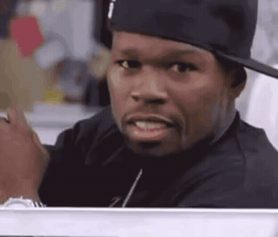 Man In Hat And Black Shirt At Computer GIF